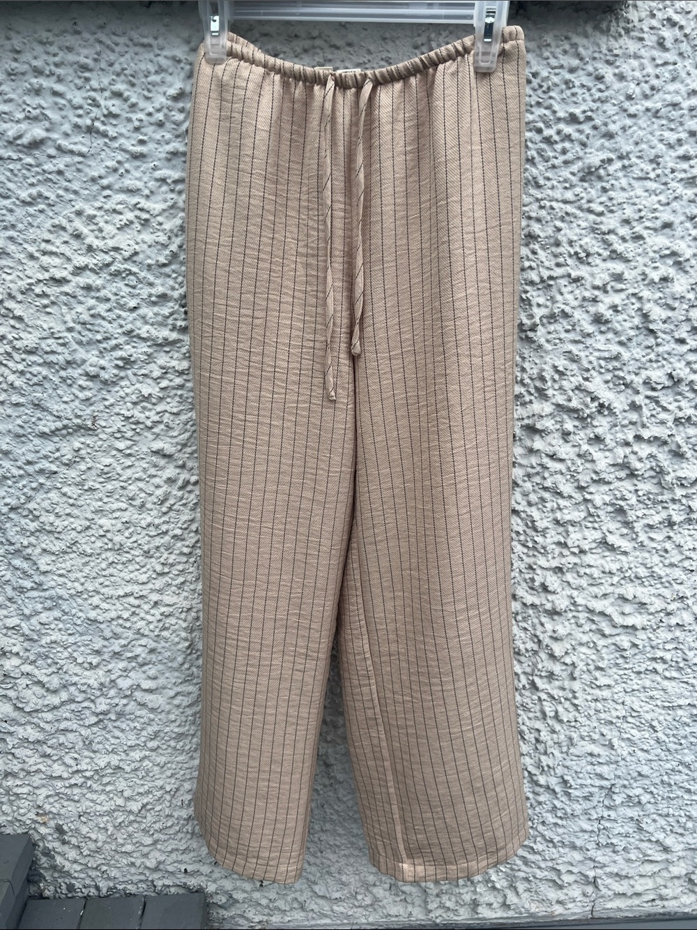 Women’s Tan Knit Drawstring Pants (Never used)